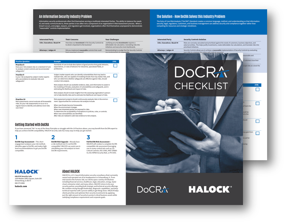 Cyber Security Checklist Duty of Care Risk